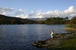 Coniston water from the beach